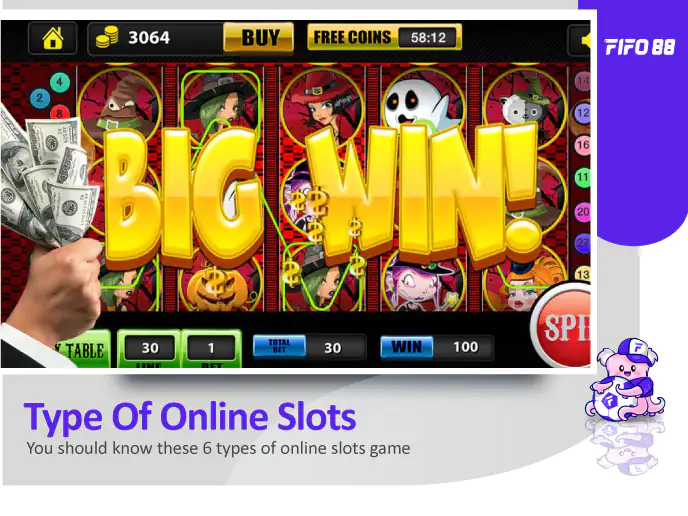 6 Types Of Online Slots You Should Know 1 FIFO88 Type Of Online Slots